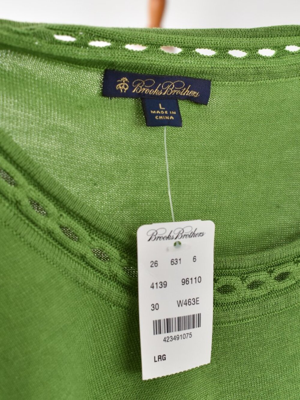 Brooks Brothers Silk Knit Tank Top NEW - L - Picture 9 of 9